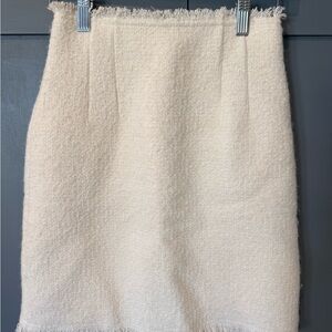 Club Monaco Cream Pencil Skirt size 00